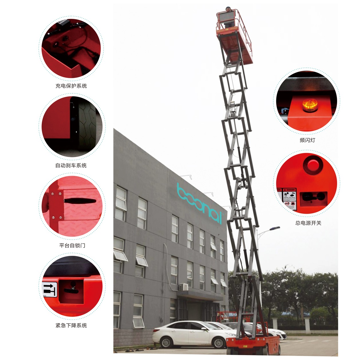 自行走剪叉式高空作業(yè)平臺（液壓馬達驅(qū)動）